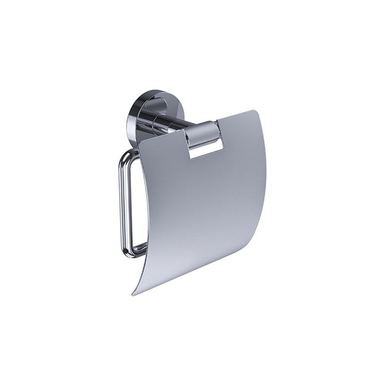 Bocchi Piave Covered Toilet Roll Holder - Chrome #337802