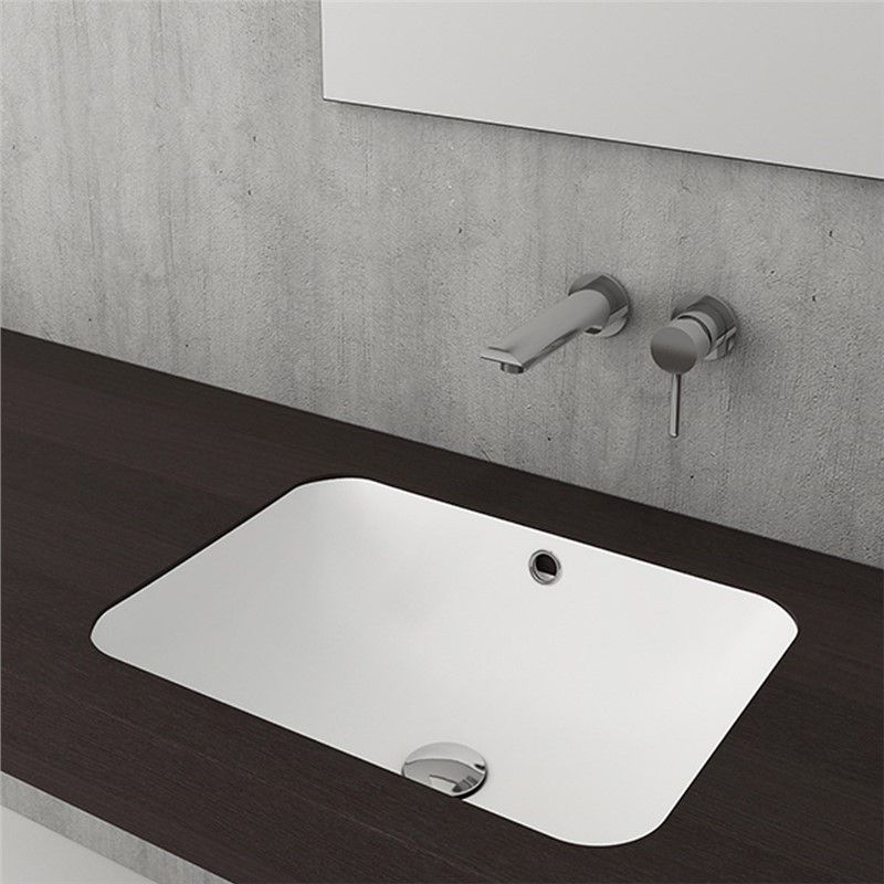 Bocchi Scala Undermount Sink 55cm - Matt White #335300