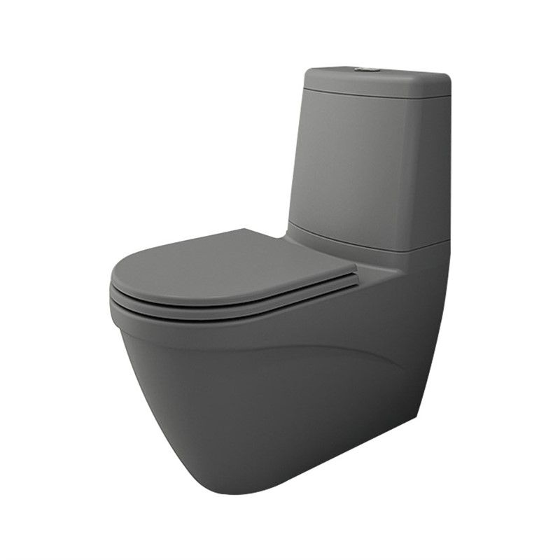 Bocchi Taormina Toilet Bowl Set - Dark Gray Matte #335319