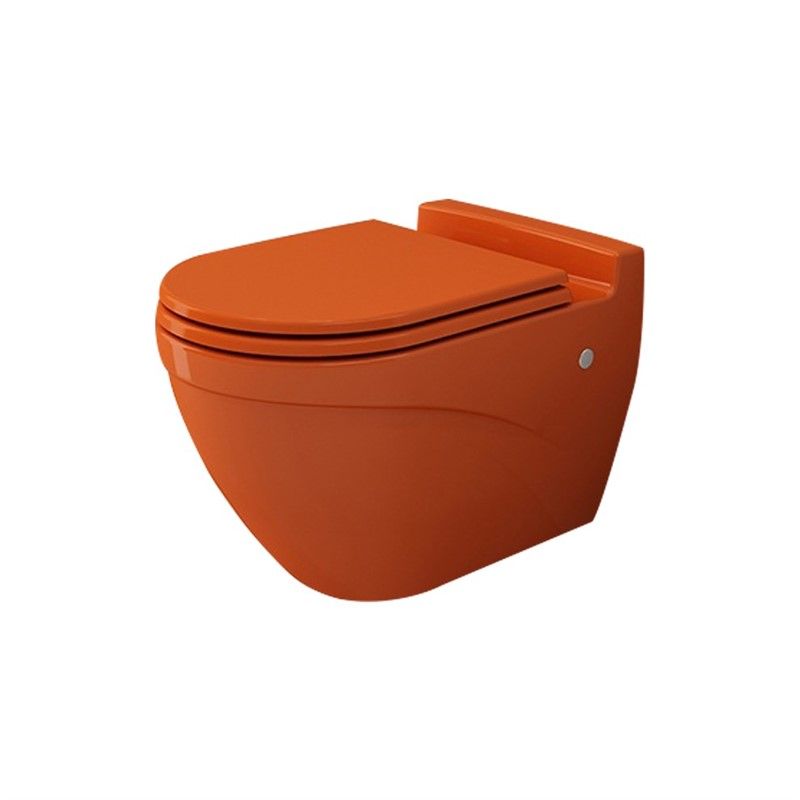Bocchi Taormina Arch Zidna WC školjka - svijetlo narančasta #335314