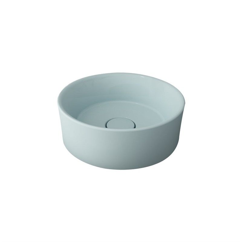 Bocchi Vessel Round Washbasin 38cm - Light Blue #338239