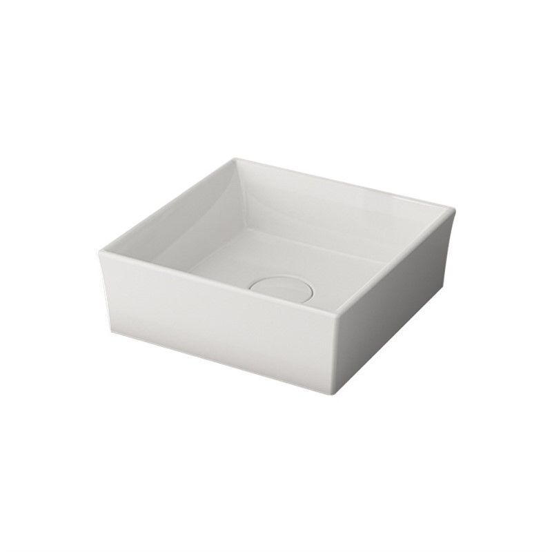Bocchi Vessel Rectangular Bowl Sink 38cm - White #335095