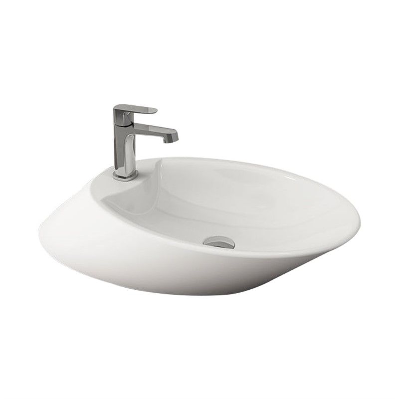 Bocchi Vessel Countertop Washbasin 70 cm - White #335036