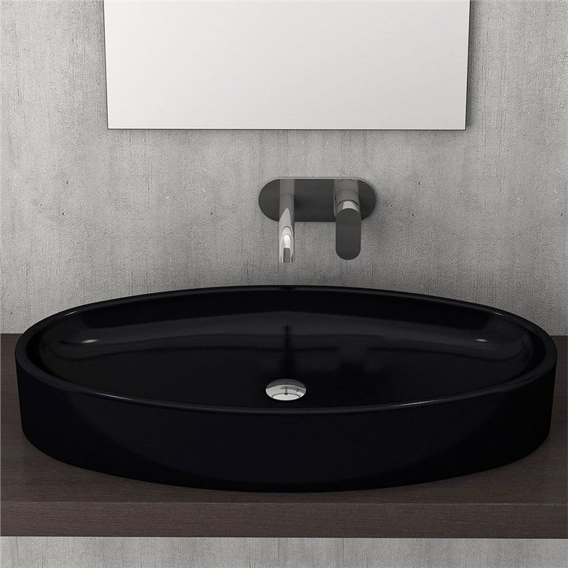 Bocchi Vessel Washbasin 85 cm - Black #335369