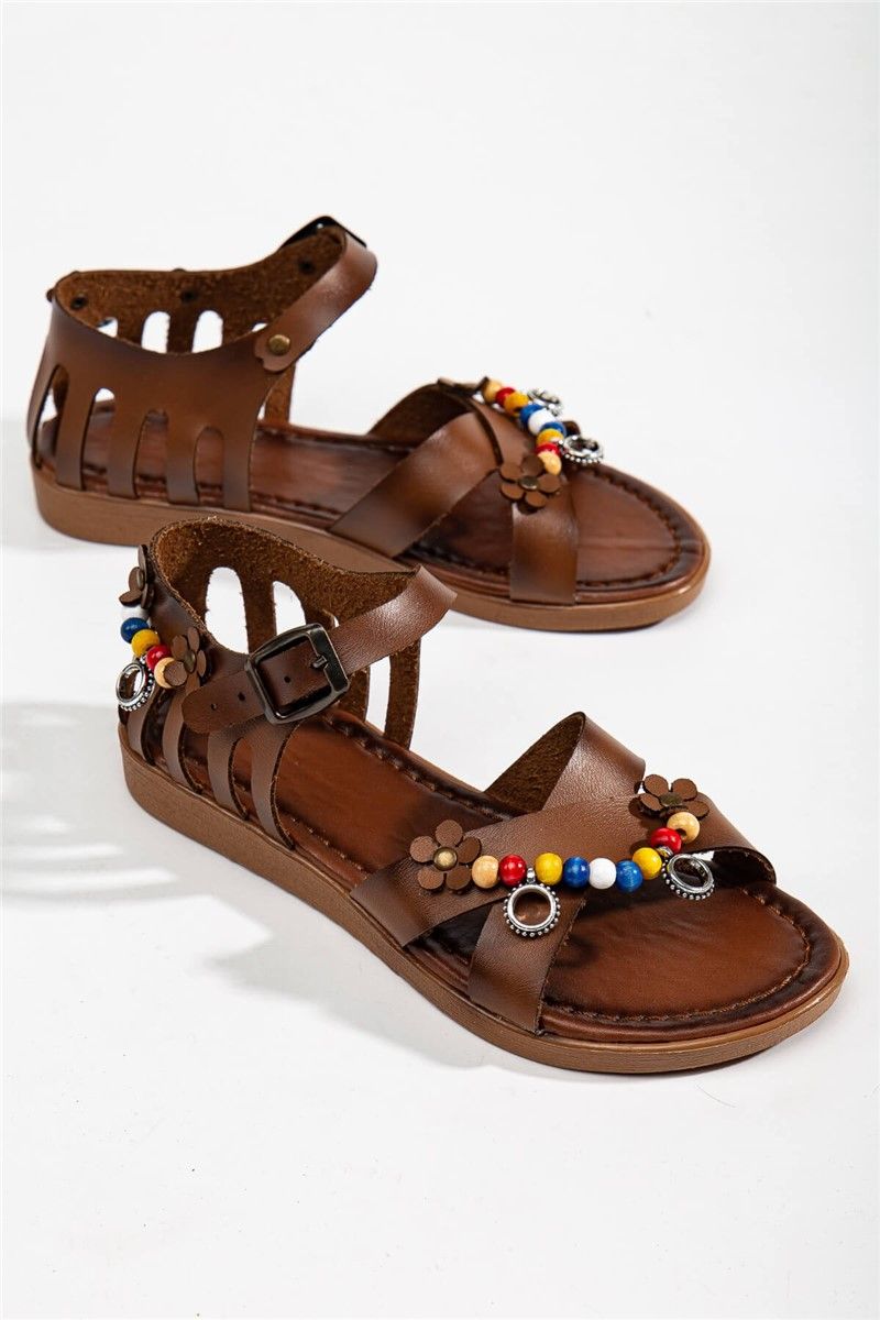 Ženske svakodnijevne sandale s ukrasnim kuglicama - Taba #367242