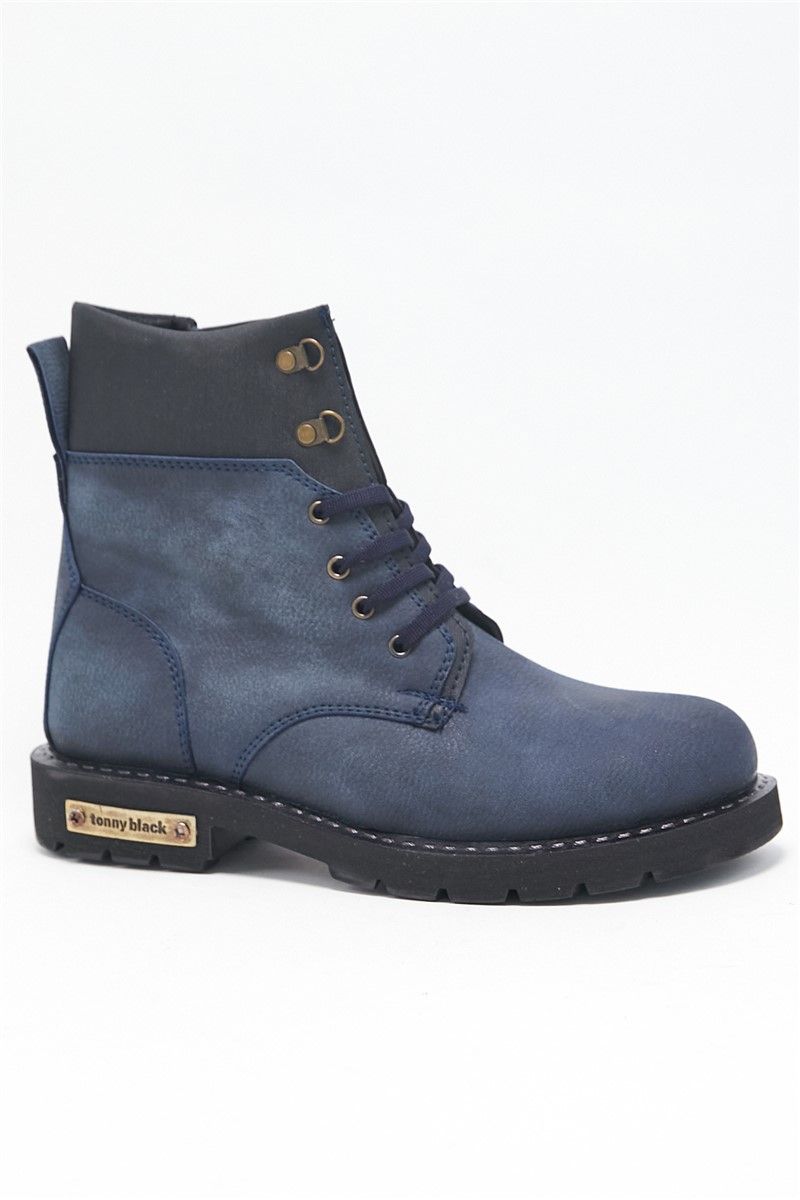 Tonny Black Men's Boots - Blue #311412