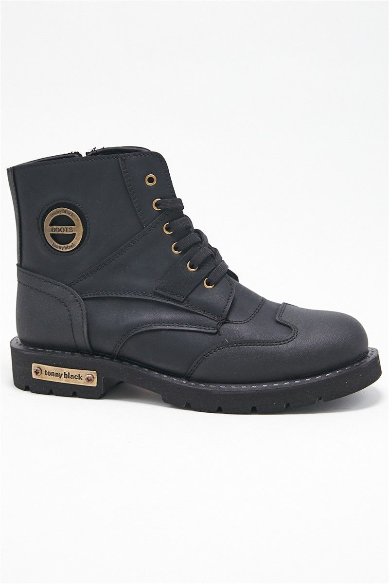 Tonny Black Men's Boots - Black #311414