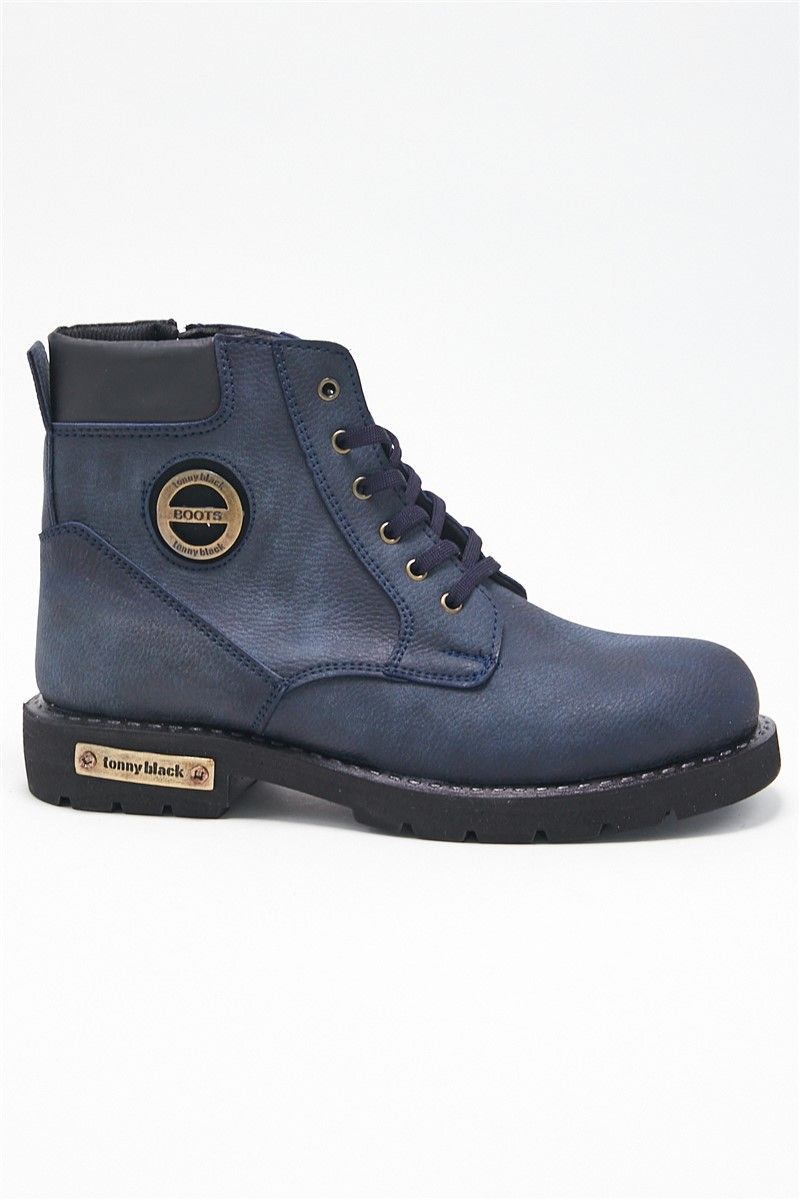 Tonny Black Men's Boots - Dark Blue #311565