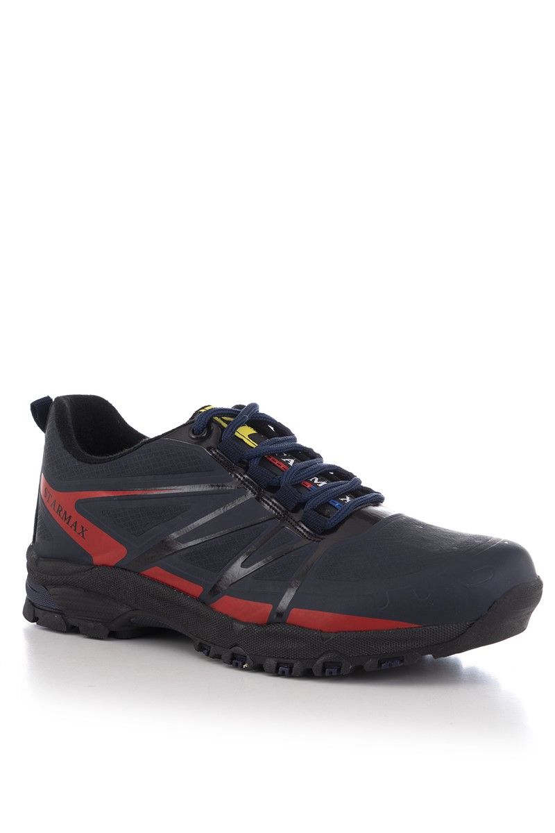 Boots Mens Trekking Shoes Dgstx Navy Blue Red # 272872