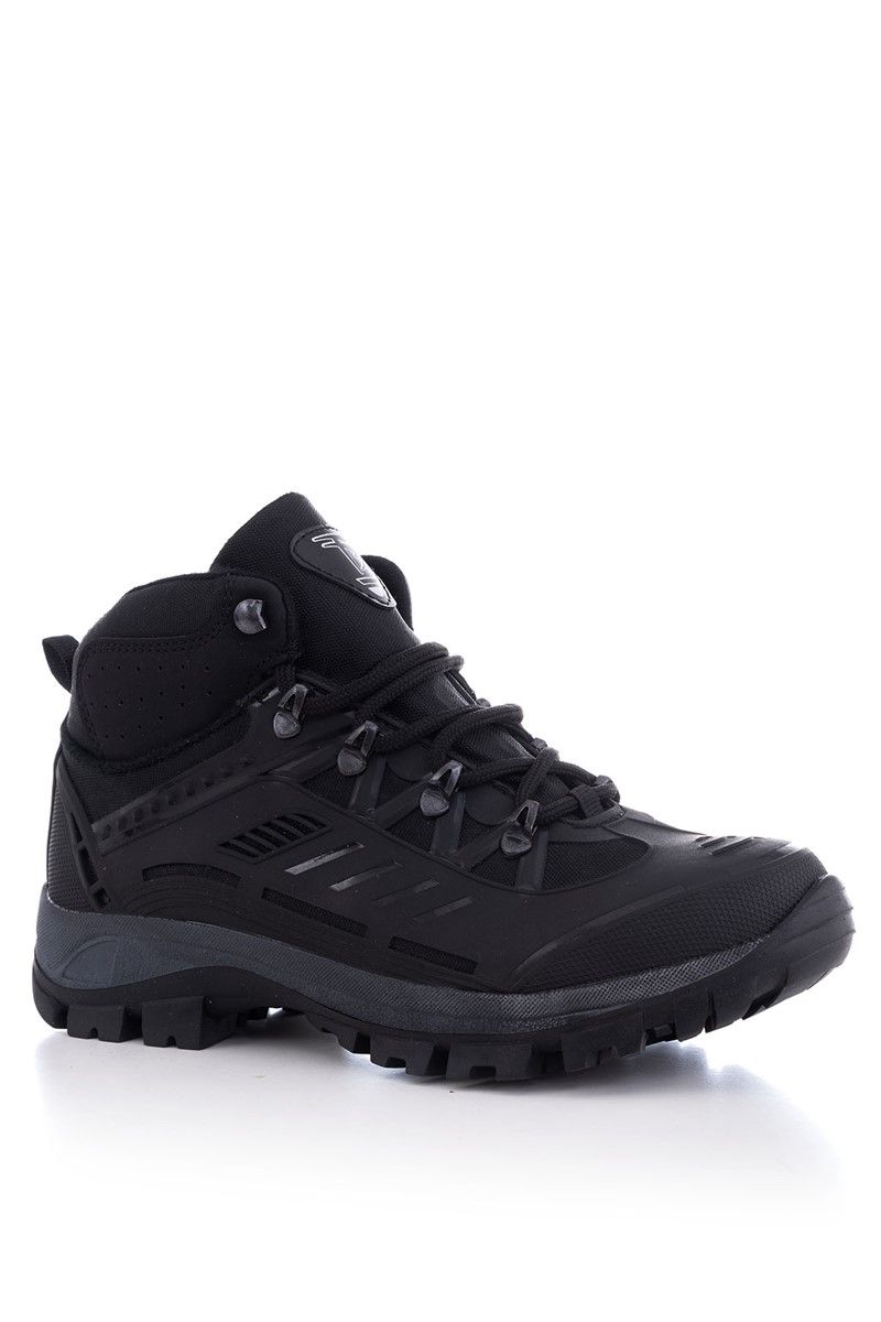 Tonny Black Unisex Hiking Boots - Black #273028