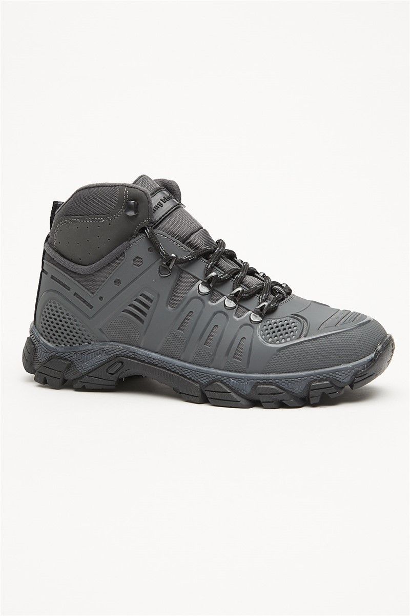 Tonny Black Unisex Hiking Shoes - Grey #304711