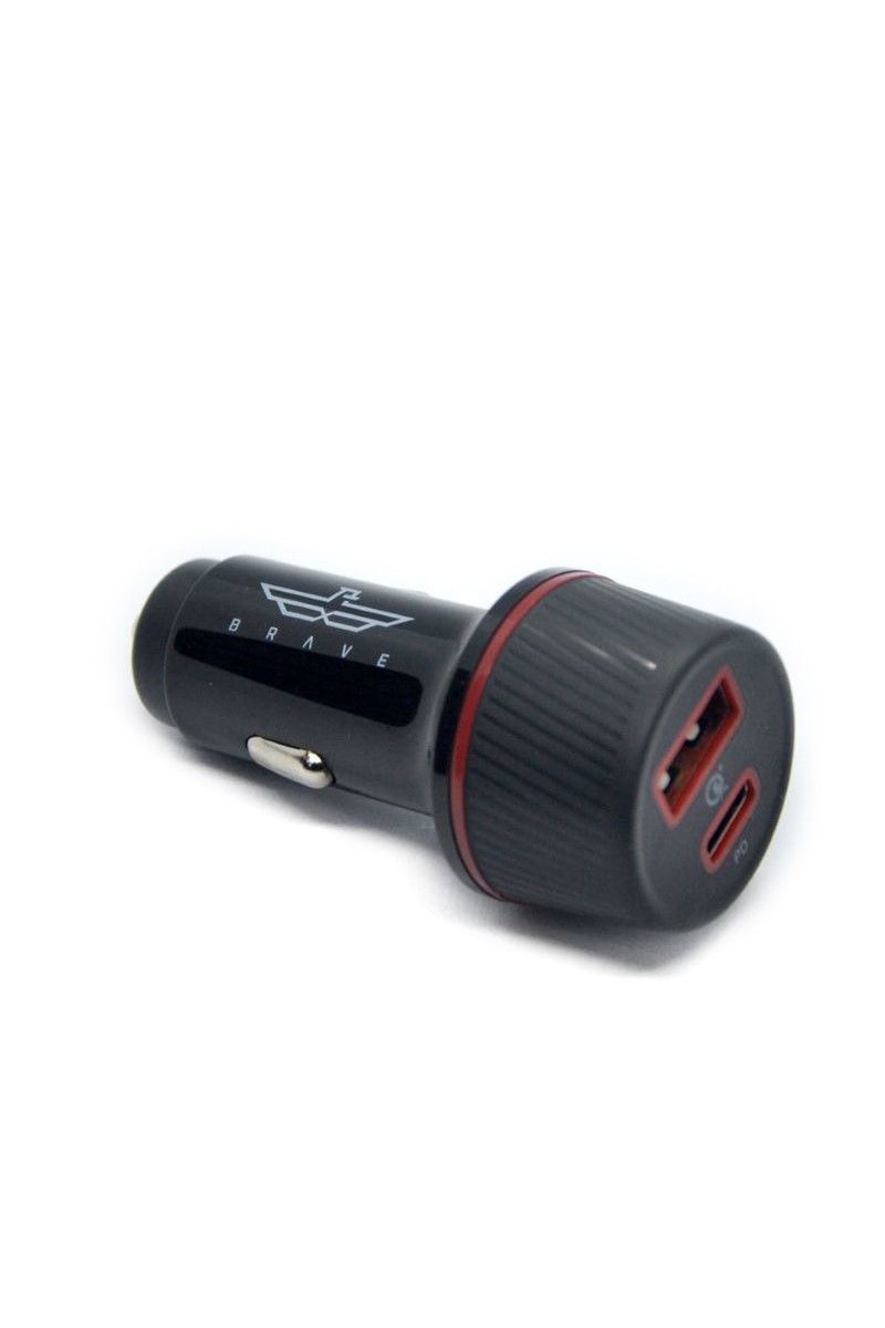 Brave 2-Port Type-C & Quick Charge Car Charger 734246