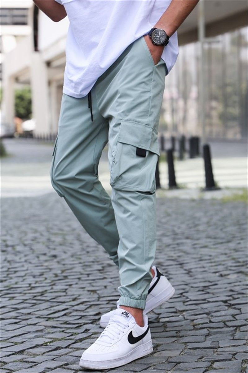 Men's sports trousers 5461 - Light green #331329