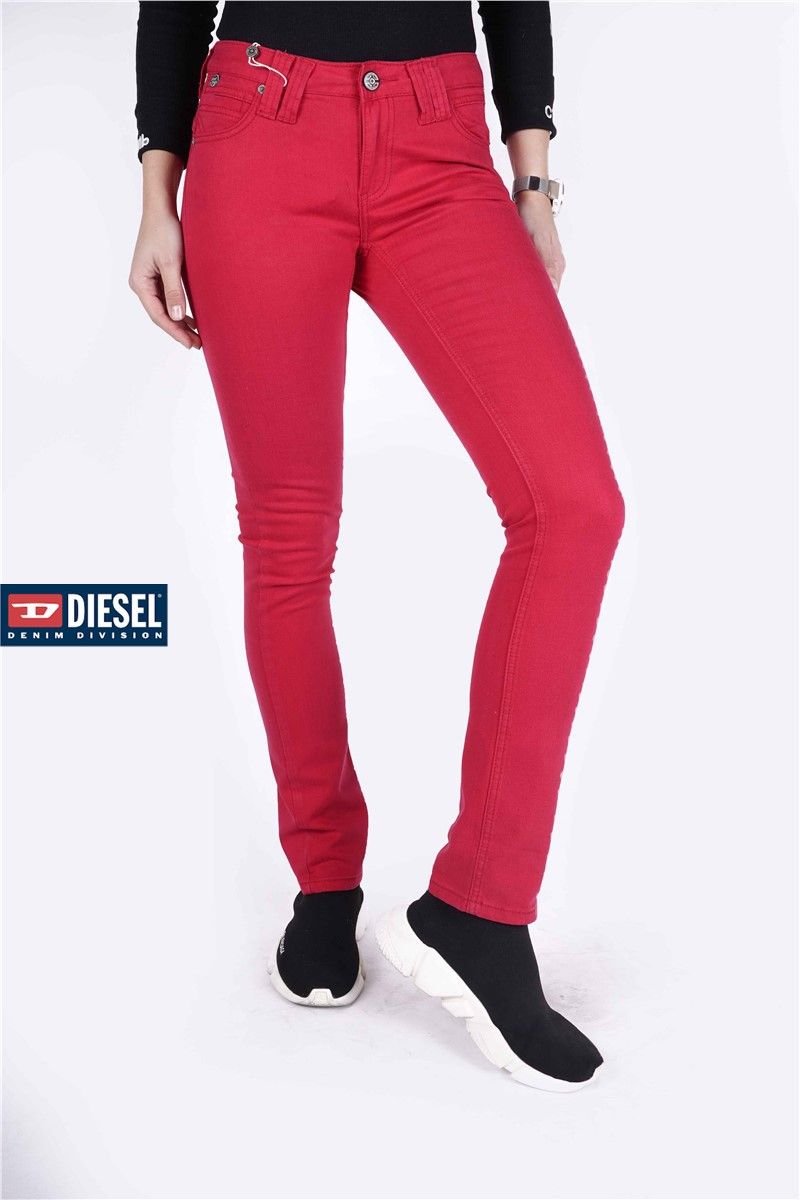 Diesel Women's Jeans - Red #J2186FT