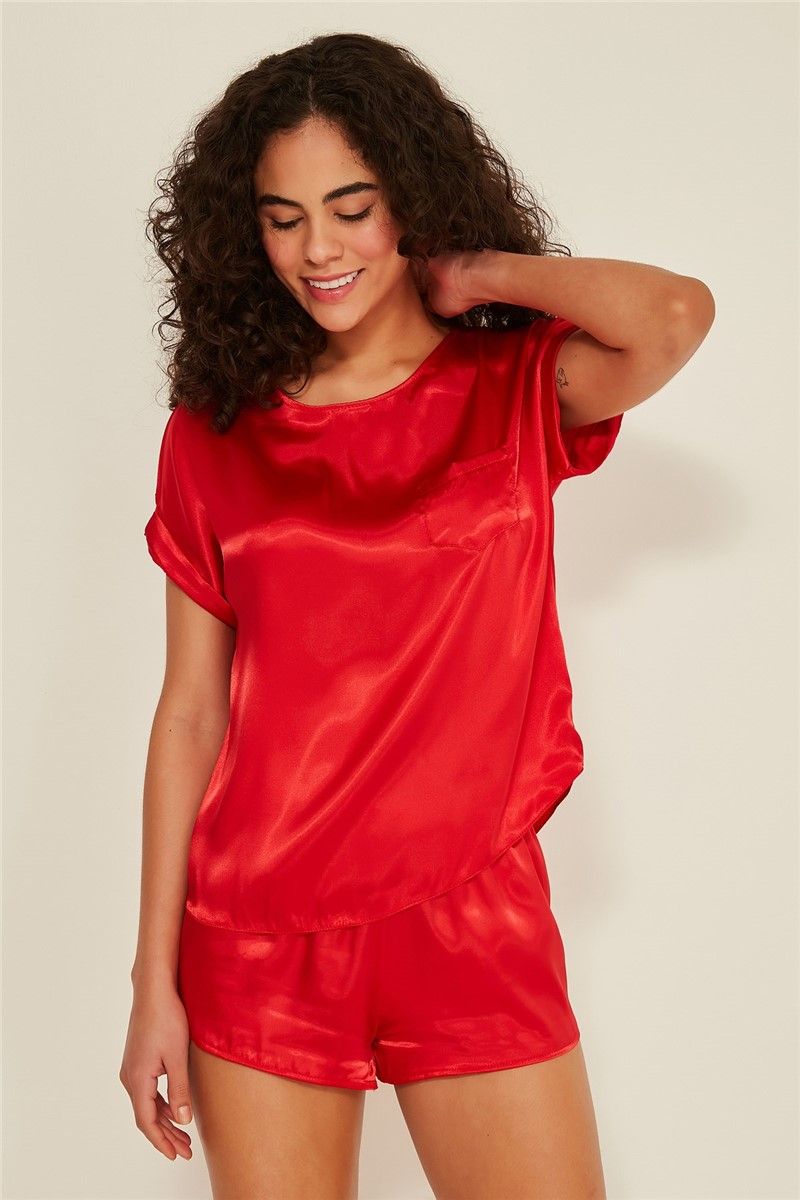 C&City Women's Pyjama - Red #315134