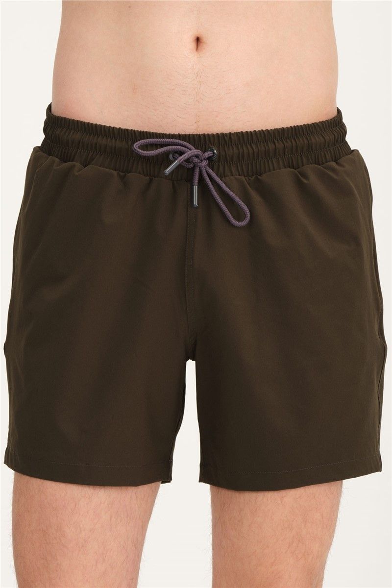 K-224 Men's Beach Shorts - Khaki #362607