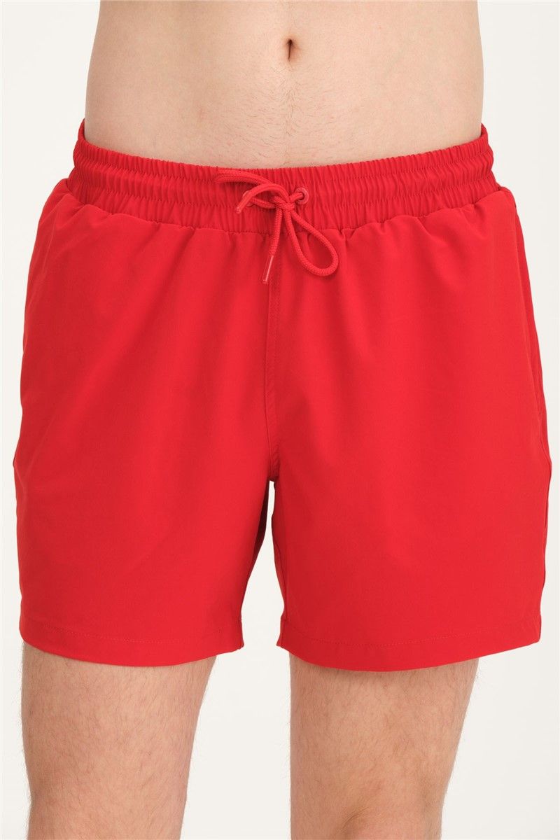 Men's Beach Shorts K-224 - Red #362608