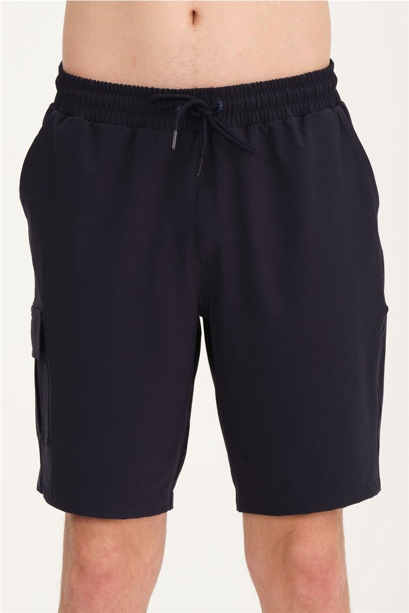 Muške kratke hlače za plažu K-225 - tamnoplave #362612