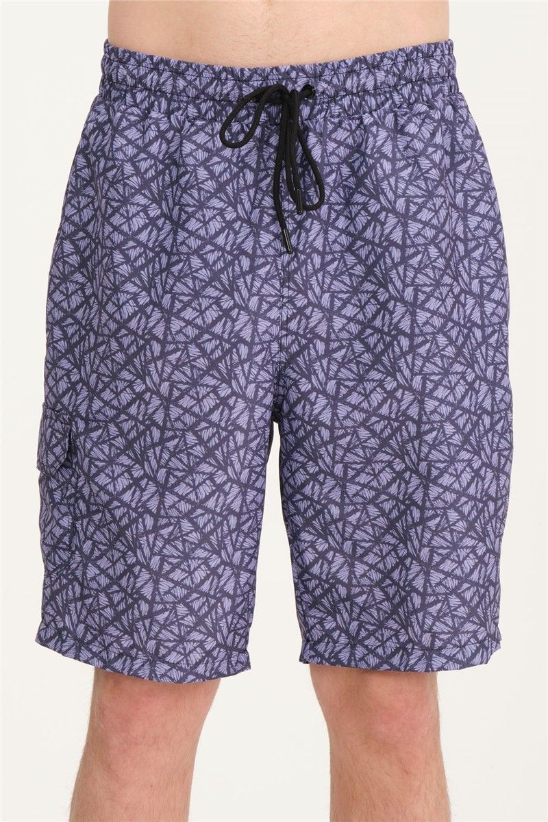 Men's Beach Shorts K-227 - Purple #362606