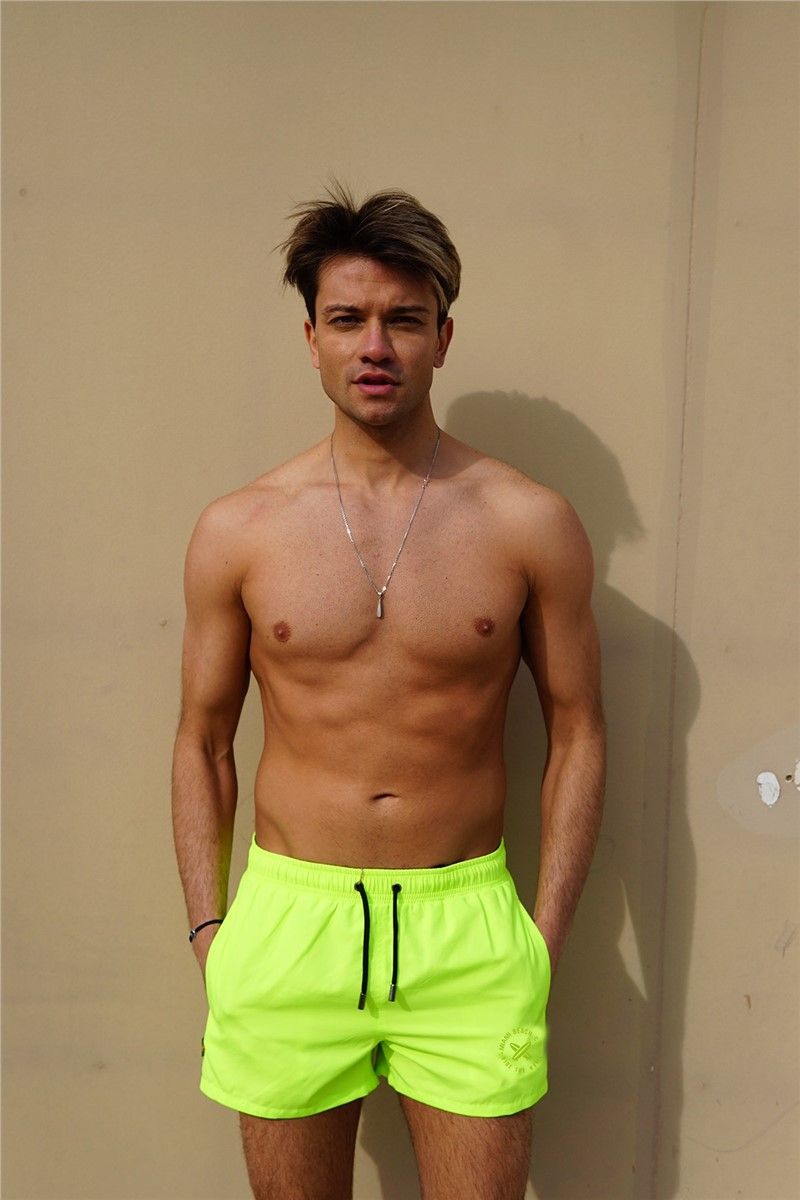 Men's beach shorts C12202 - Neo-green #330201