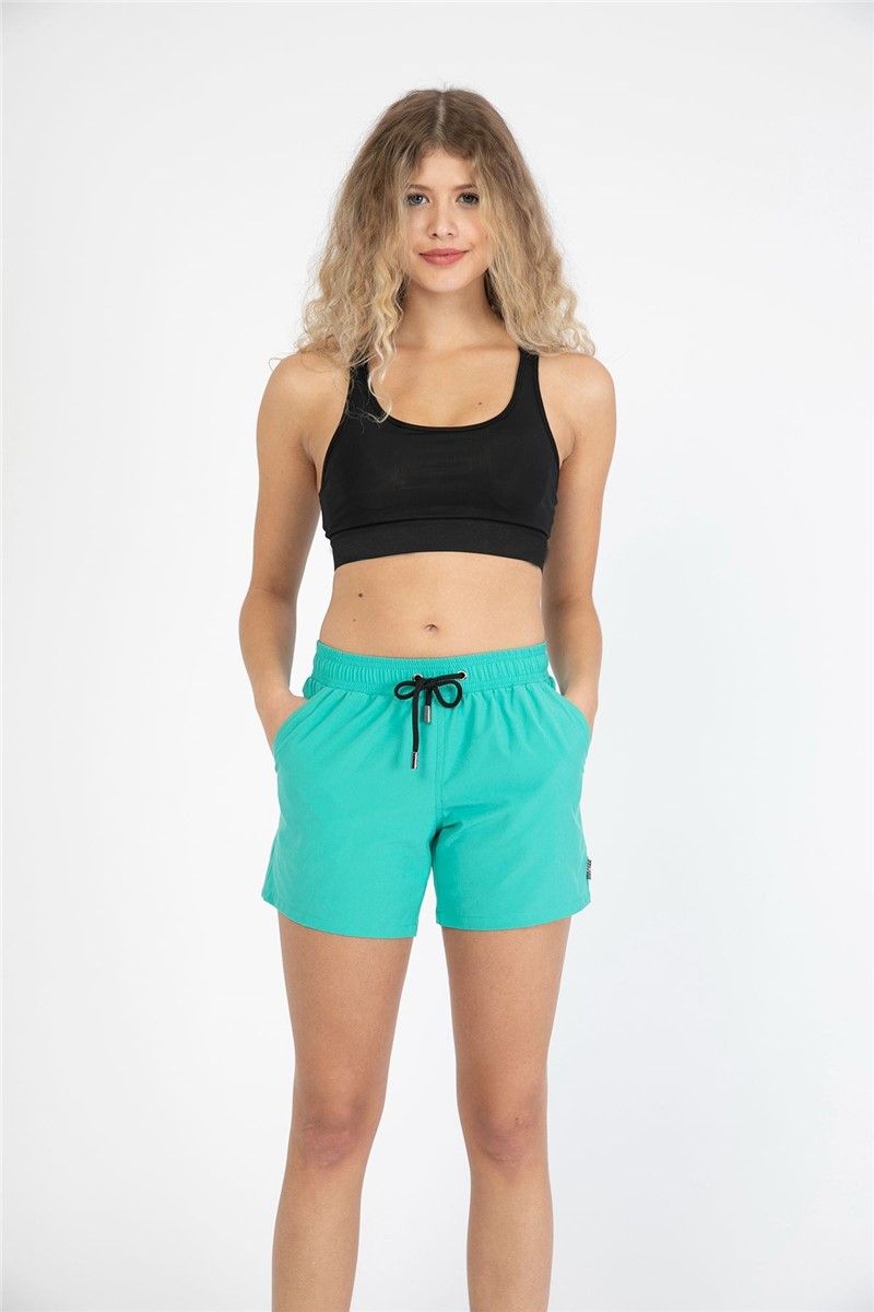 Women's beach shorts C1813 - Mint #330239