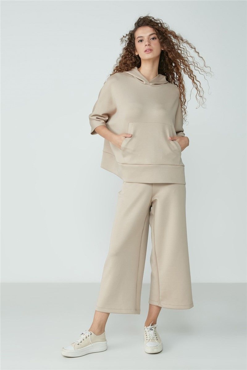 Women's Hooded Pajamas 9102 - Mink #364781