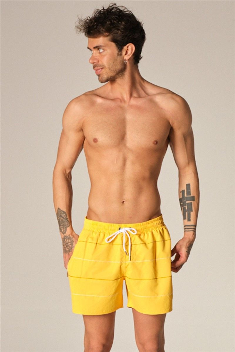 C&City Men's Swim Shorts - Yellow #314309