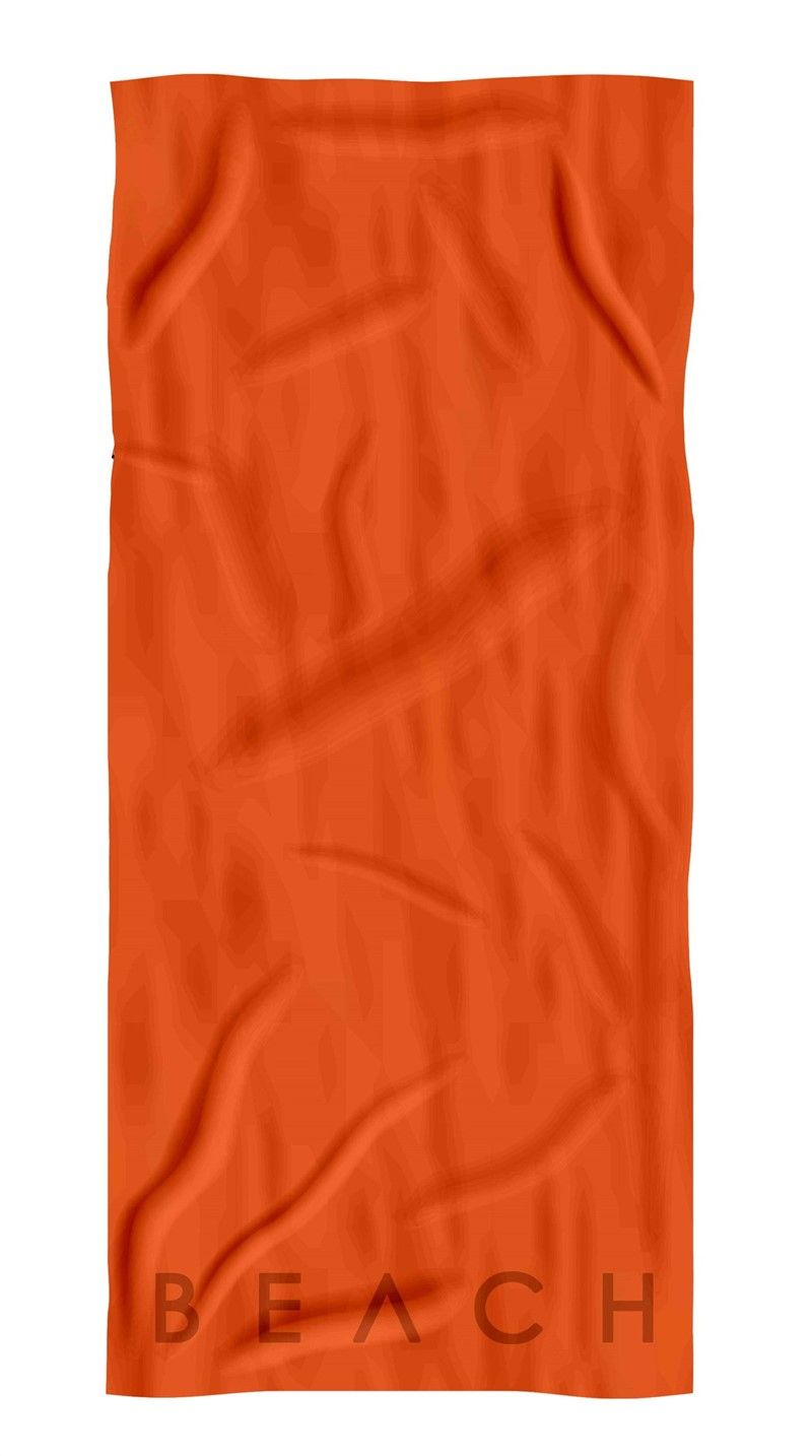 Beach towel C12022-2 - Orange #333840