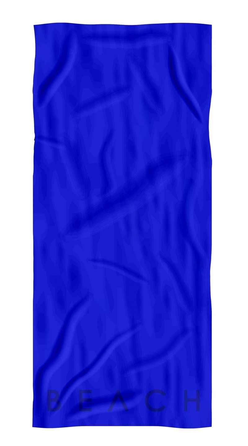 Beach towel C12022-2 - Bright blue #333842