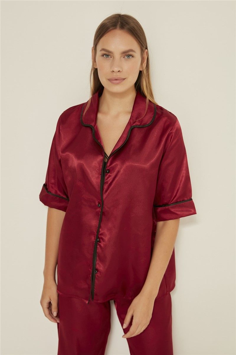 C&City Women's Pyjama - Dark Red #314085