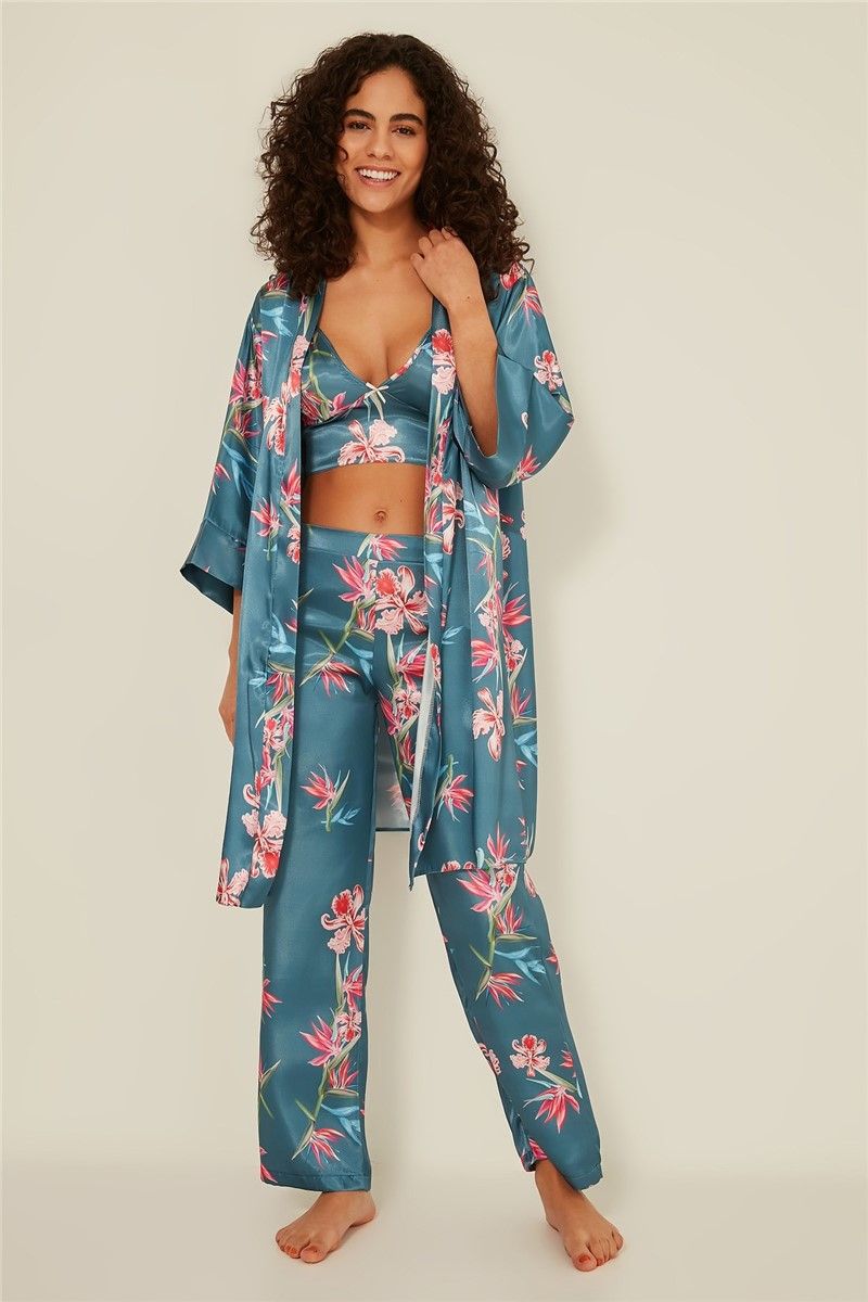 C&City Women's Pyjama - Turquoise #314530