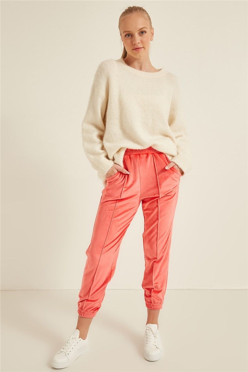 C&City Women's Trousers - Coral #314722
