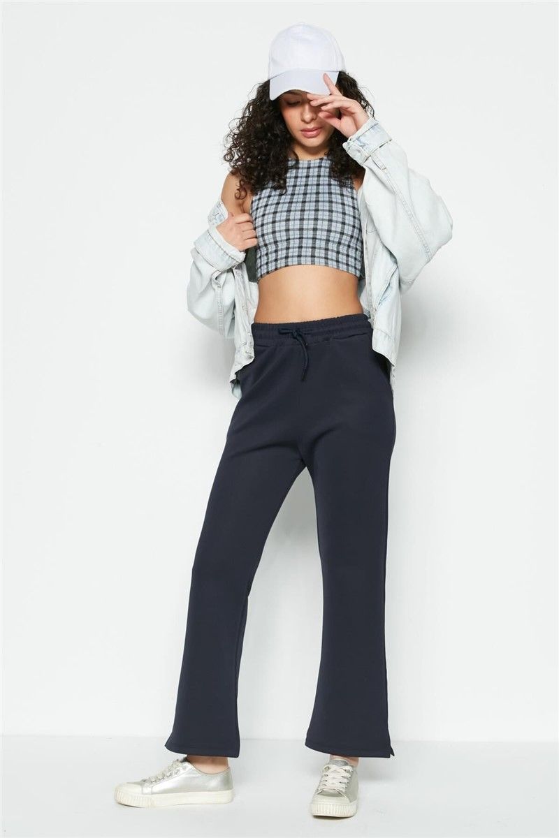 Mad Girls Brown Bell Bottom Trousers -- Madmext