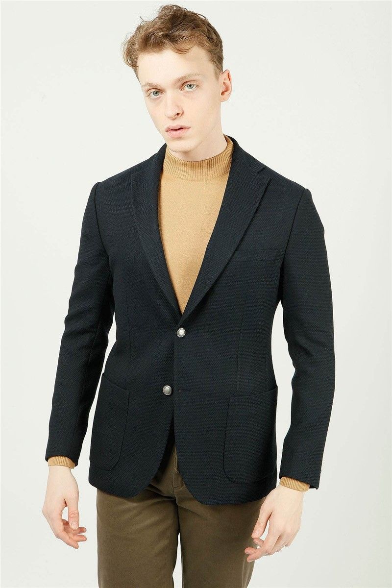 Men's Comfort Fit Jacket - Dark Gray #323686