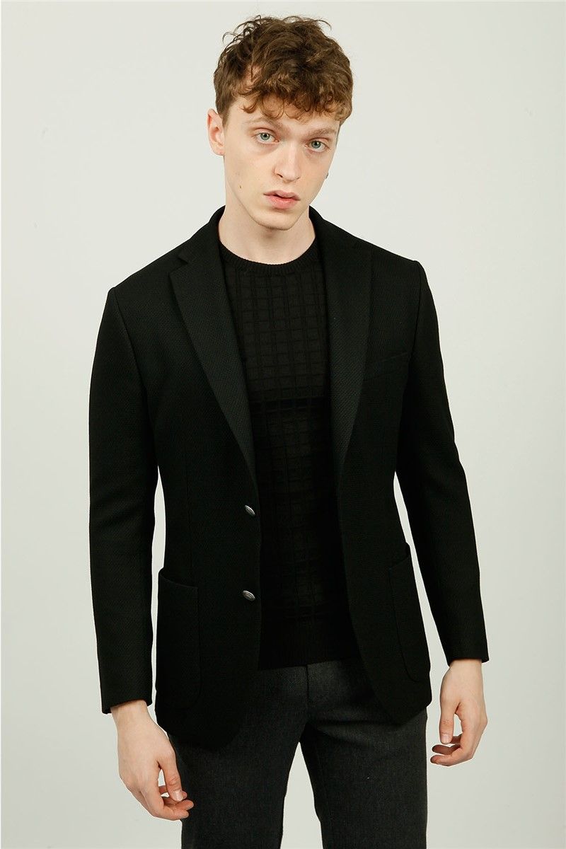 Men's Comfort Fit Jacket - Black #323687