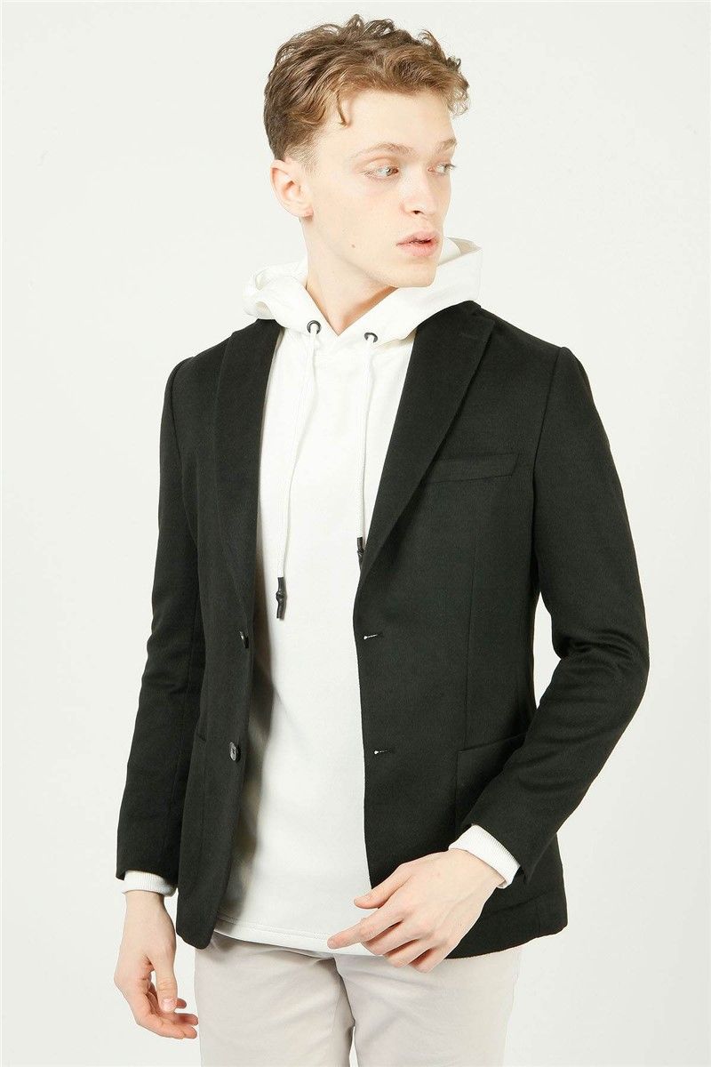 Men's Comfort Fit Jacket - Black #323829