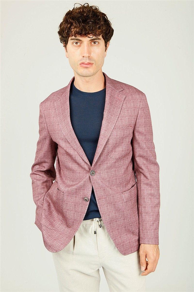 Men's burgundy jacket 308321