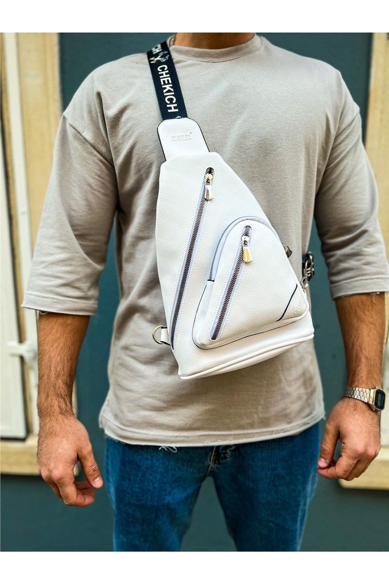 Men's Shoulder Bag CH103 - White #366301
