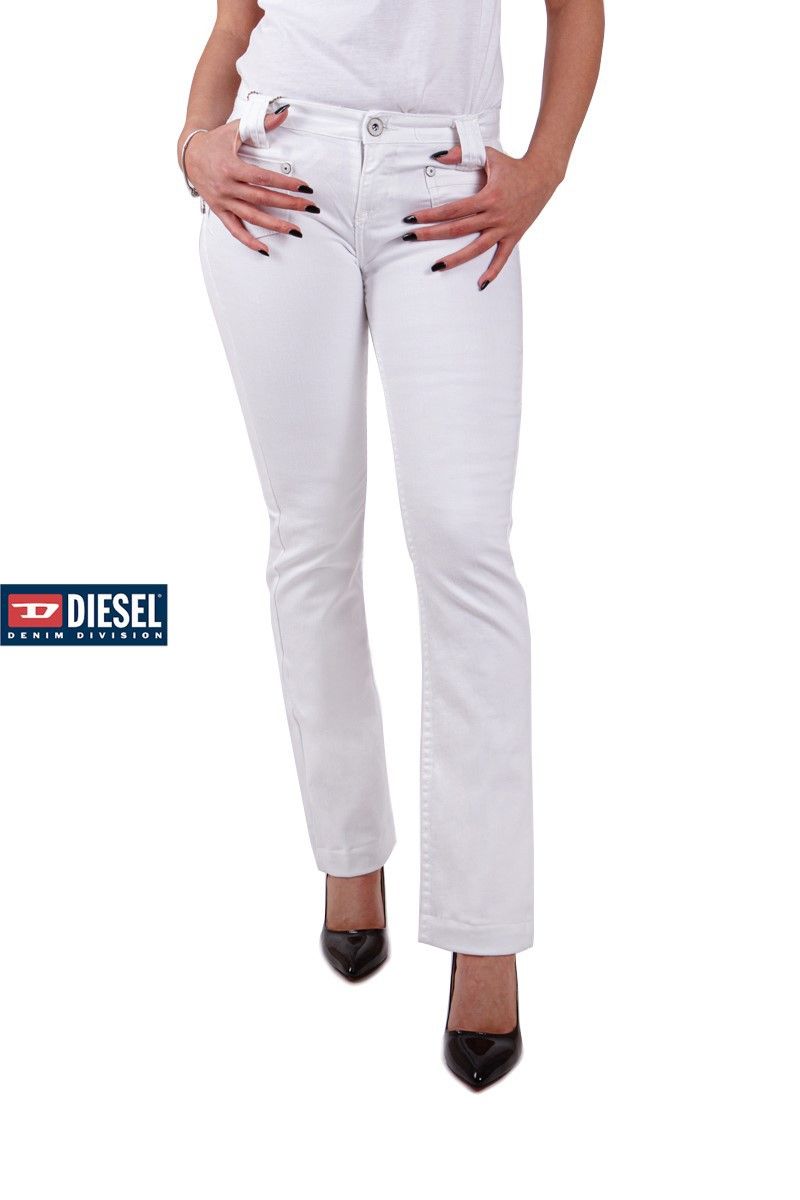 Women's jeans - White Charlie Flare 002 J8015FT