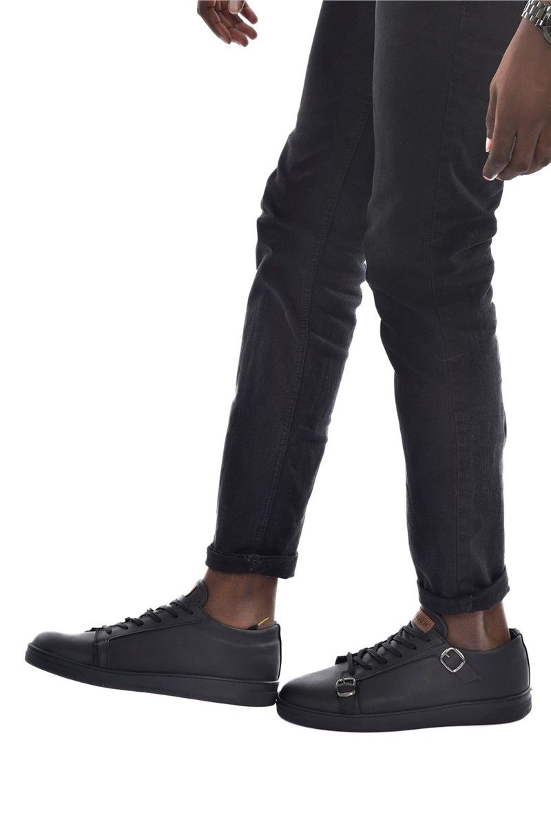 Chekich Men's CH191 Lace Up Shoes - Black #365611