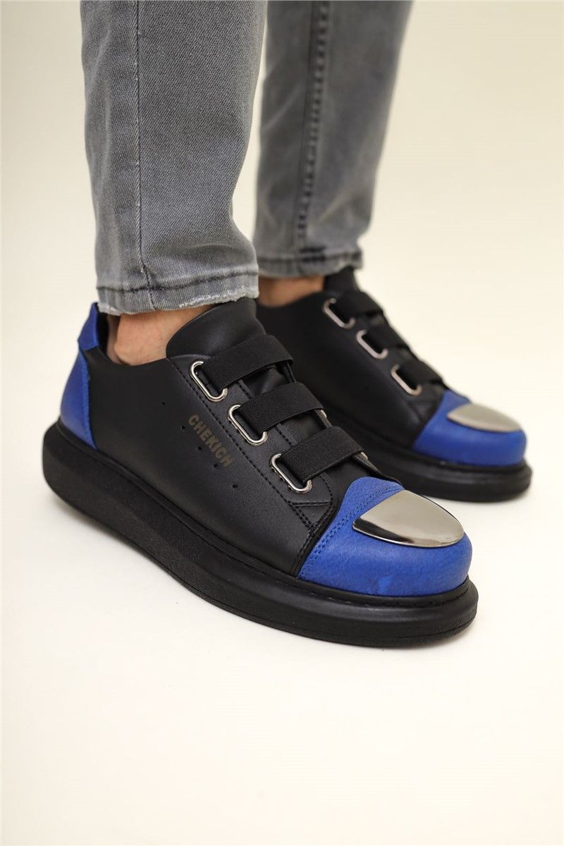 Chekich CH251 Unisex Shoes - Black with Blue #359776