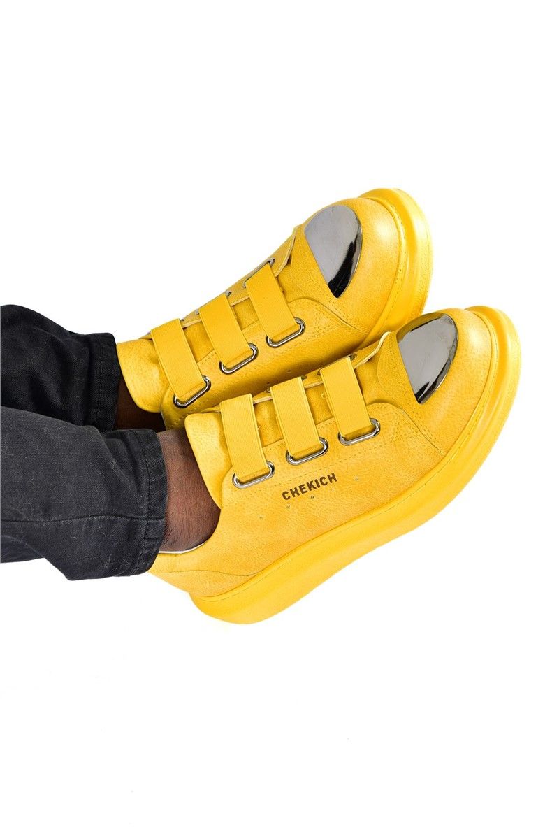 Chekich férfi cipő CH251 - sárga #365601