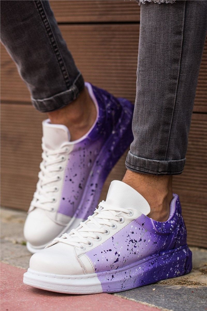 Chekich Unisex Shoes CH254 - Purple-White #359816