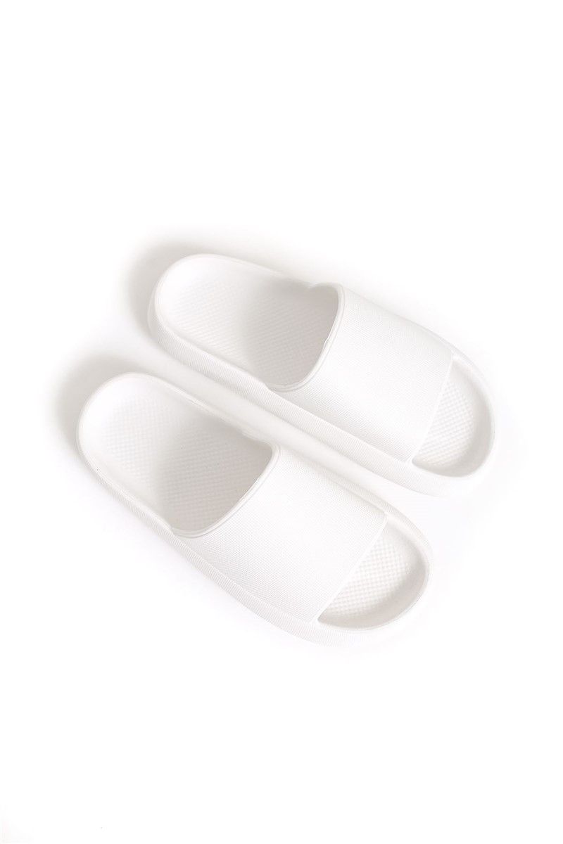 Chekich Men's Slippers - White #359929