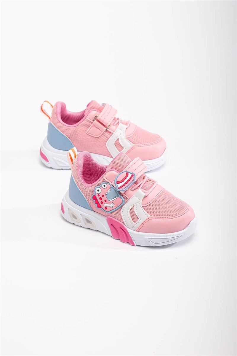 Dječje sportske cipele s čičak kopčom - ružičaste #370824