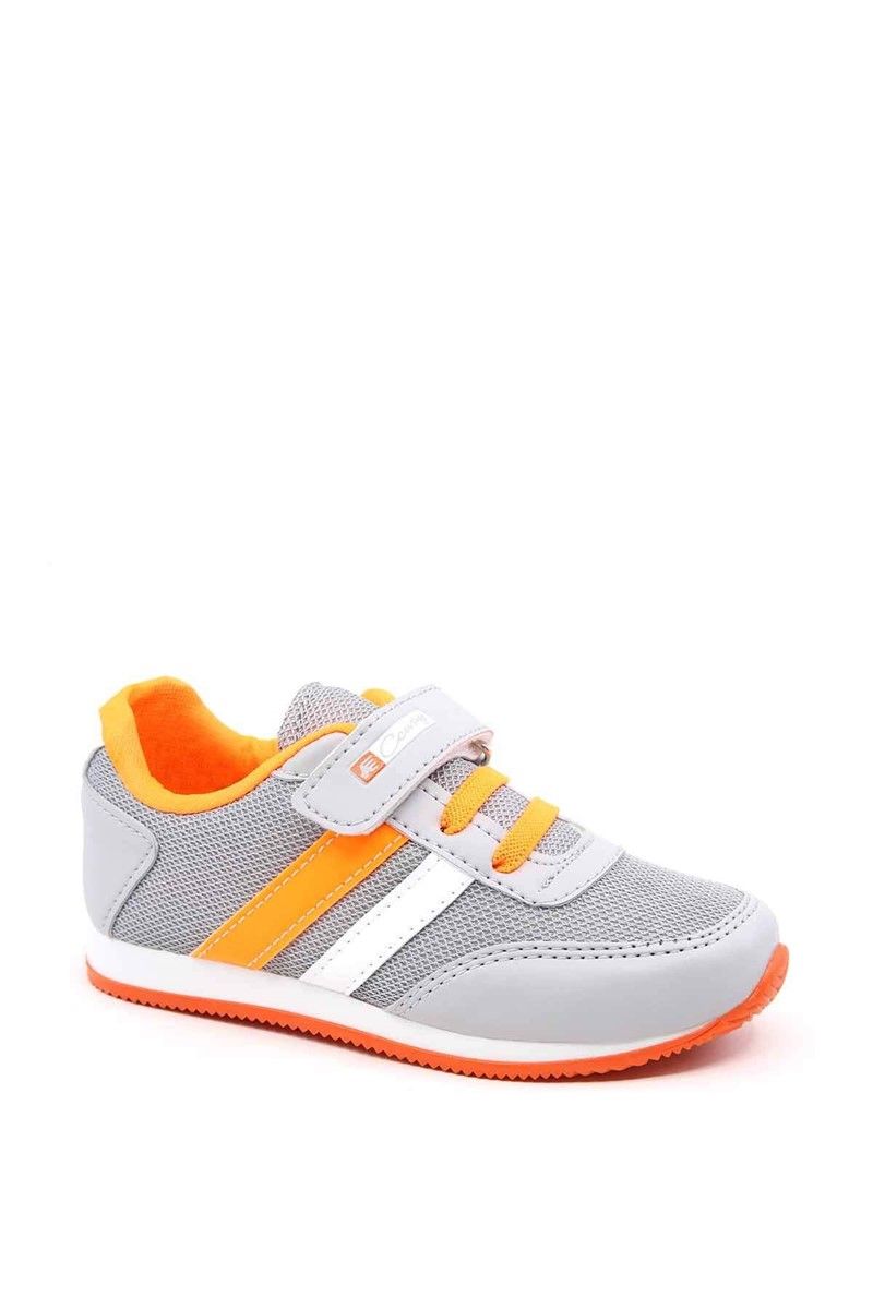 Scarpe sportive per bambini - Grigio con arancione # 304664