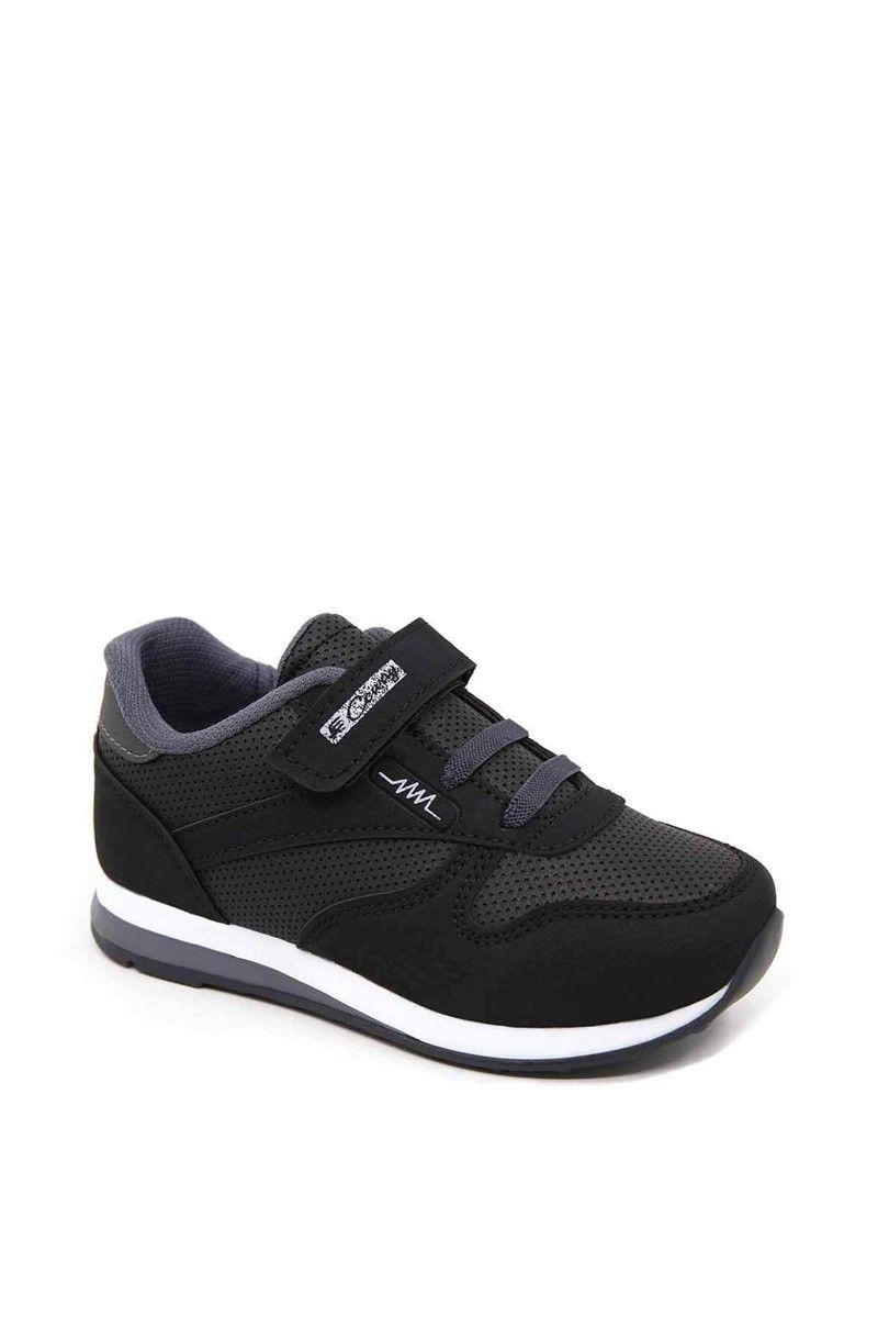 Dječje sportske cipele 26-29 - crne sa sivom #316828