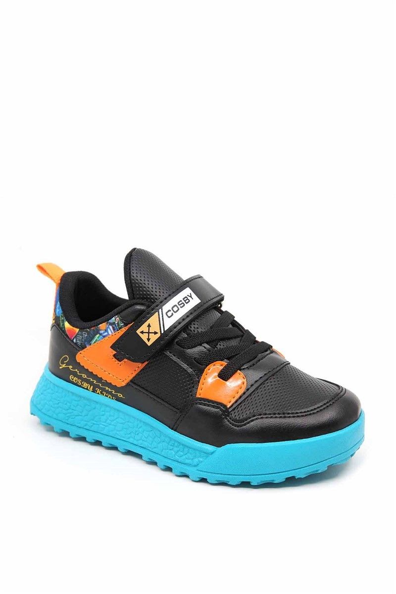 Children's sports shoes 26-30 Black Turquoise #311720