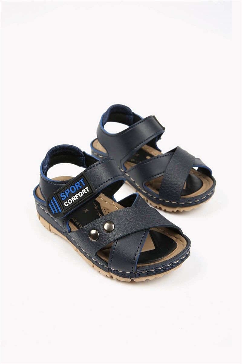 Children's sandals 22-25 - Dark blue #328867