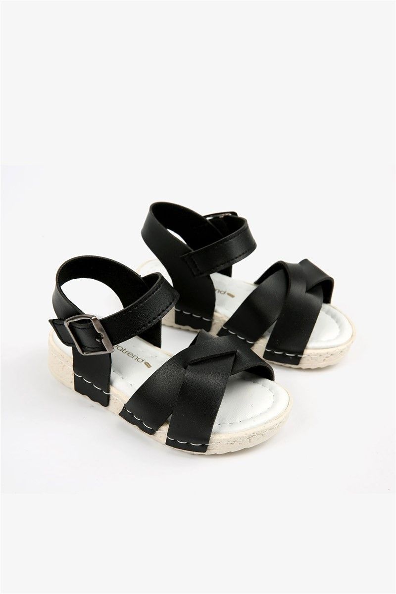Children's sandals 23-25 - Black #329360